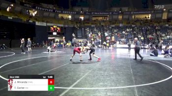 141 lbs Quarterfinal - Jason Miranda, Stanford vs Todd Carter, Gardner-Webb