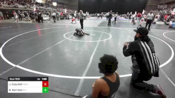 66 lbs Quarterfinal - Jeremiah Esquibel, Pomona Elite vs Baylor Garrison, No Team