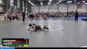 80 lbs Round 2 - Christian Brown, Team Michigan vs Evan Owens, Terps Xtreme