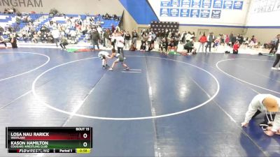 80-85 lbs Round 3 - Losa Nau Rarick, Westlake vs Kason Hamilton, Cougars Wrestling Club