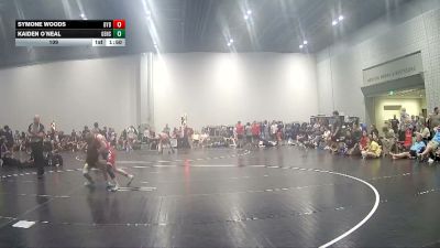 109 lbs Round 2 (8 Team) - Symone Woods, Backyard Brawlers vs Kaiden O`Neal, Genesis WC
