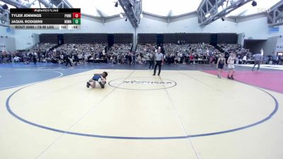 78-M lbs Consi Of 4 - Tyler Jennings, Powell vs Jaquil Rodgers, Northern Delaware Wrestling Academy