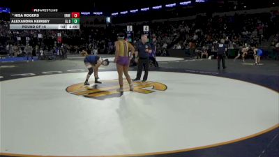 155 lbs Round Of 16 - Nisa Rogers, Ernest Righetti (CS) vs Alexandra Keirsey, El Dorado (SJ)