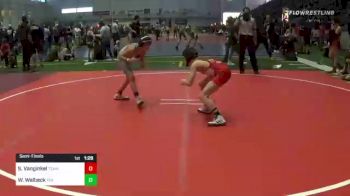 77 lbs Semifinal - Shane Vanginkel, Team So Cal vs Wyatt Walbeck, The Club