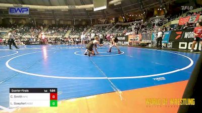 130 lbs Quarterfinal - Cragen Smith, WTC vs Logan Goepfert, Nebraska Boyz