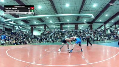 113 lbs Semifinal - Destin Maestas, SLAM! Nevada vs Taitan Green, Mcqueen