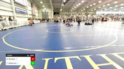 220 lbs Consi Of 8 #1 - Owen Bunker, MD vs Tommy Osborne, MA