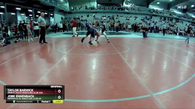 165 lbs Semifinal - Jobe Ennenbach, Eierman Elite Wrestling Club-AA vs Taylor Barwick, Seneca Youth Wrestling Club-AAA