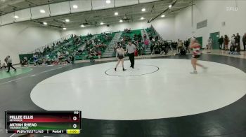 110 lbs Cons. Semi - Akiyah Rhead, Thunder Ridge vs Millee Ellis, Kemmerer