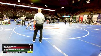 125 Class 1 lbs Cons. Round 2 - Rylie Ingrassia, Harrisonville vs Adrianna Meneses-lilly, Bolivar