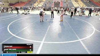 124-126 lbs Round 3 - Tegan Ray, MI vs Wade Williams, ID