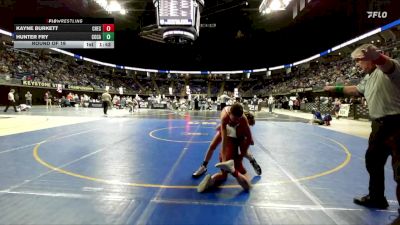 100 lbs Round Of 16 - Kayne Burkett, Chestnut Ridge vs Hunter Fry, Cocalico