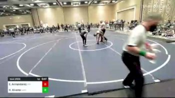 90 lbs Round Of 16 - Elias Armendarez, 208 Spartans vs Hawk Alvarez, Mayfair Middle/HS