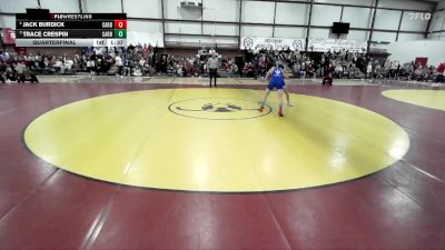 144 lbs Quarterfinal - Trace Crespin, Carbon vs Jack Burdick, Carbon