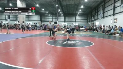 113 lbs Round 1 - Jasmine Mohajerin, Williamsburg Wrestling Club vs Dexter Flahive, Noke RTC