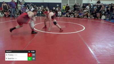 220 lbs Round 1 - Alex Finsley, Ckwa vs Ryan Dedrick, Ragin Raisins Catawba