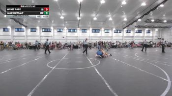 138 lbs Quarterfinal - Lane Metcalf, Hillbilly Hammers WC vs Wyatt Bare, Rough House