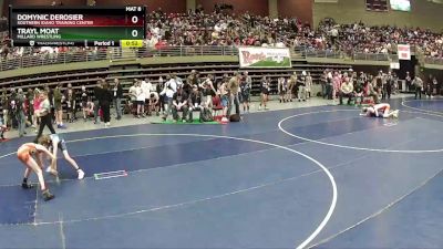 83 lbs Champ. Round 2 - Trayl Moat, Millard Wrestling vs Domynic Derosier, Southern Idaho Training Center