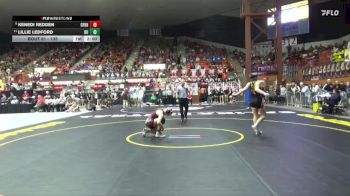 135 lbs Champ. Round 1 - Lillie Ledford, Buhler HS vs Kenedi Redden, Coffeyville-Field Kindley Hs