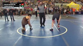 144 lbs Cons. Round 4 - Cohen Hogan C3, West Jefferson Roughriders vs Nolan Taucher NE5, BTW