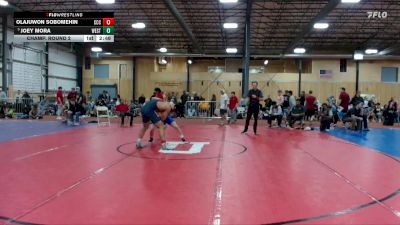 174 lbs Champ. Round 2 - Joey Mora, Westcliff vs Olajuwon Sobomehin, Clackamas Community College