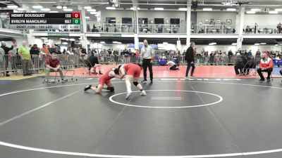 154 lbs Round Of 32 - Henry Bousquet, Essex Junction vs Evelyn Mancilikli, Waltham