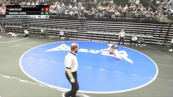 6A 150 lbs Cons. Round 2 - Liam Eller, Corner Canyon vs George Lopez, Riverton