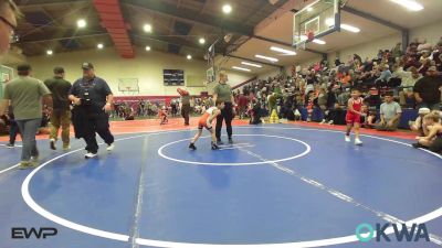 55 lbs Consi Of 8 #2 - Jairo Izaguirre, Hilldale Youth Wrestling Club vs Bowen Brown, Coweta Tiger Wrestling