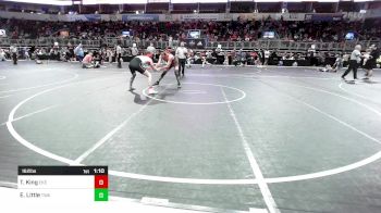 162 lbs Quarterfinal - Tyson King, East Kansas Eagles vs Eligh Little, Terminator Wrestling Academy