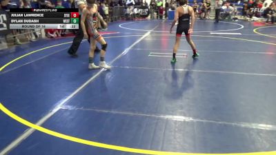 78 lbs Round Of 16 - Julian Lawrence, Steel Valley Renegades vs Dylan Dudash, West Middlesex