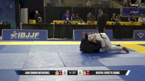 Bertryl Everette Edding vs Lang Edward Mitskewicz 2026 Pan Jiu Jitsu IBJJF Championship