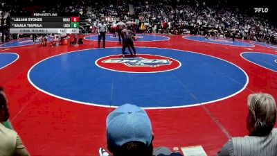 190 lbs Cons. Round 2 - Saala Tiapula, Long County vs Lillian Stokes, Woodward Academy