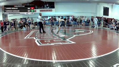 132 lbs Quarterfinal - James Wesley, Richmond Wrestling Club vs Adrian Canales, Herndon