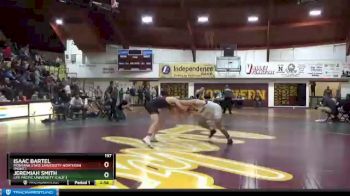 197 lbs Semifinal - Isaac Bartel, Montana State University-Northern (Mont.) vs Jeremiah Smith, Life Pacific University (Calif.)