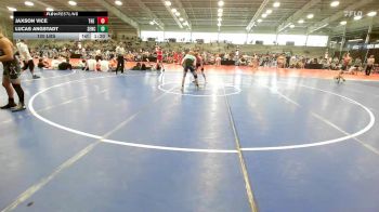 120 lbs Rr Rnd 2 - Jaxson Vice, The Asylum Red vs Lucas Angstadt, SENC Elite