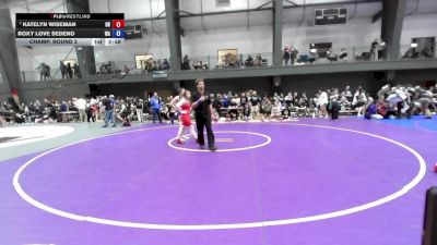 Junior Girls FS - 135 lbs Champ. Round 2 - Katelyn Wiseman, OR vs Roxy Love Sedeno, WA