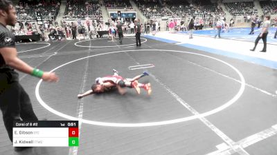 76 lbs Consi Of 8 #2 - Ezra Gibson, Owasso Takedown Club vs Jonathan Kidwell, Team Tulsa Wrestling Club