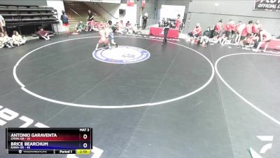 106 lbs Round 4 (16 Team) - Antonio Garaventa, CMWA-GR vs Brice Bearchum, NAWA-GR