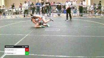 123 lbs Consi Of 8 #1 - Nyla Guerrero, Thorobred WC vs Saniya Stallings, Aspire Higher USA WC