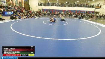 160 lbs 3rd Place Match - Gabe Larsen, Coeur D Alene vs Cooper McGovern, Gallatin (Bozeman)