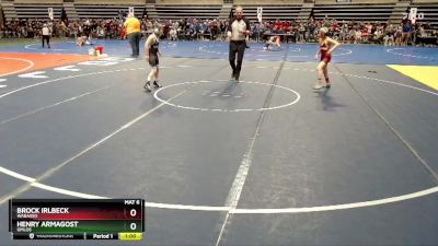 85 lbs Cons. Semi - Brock Irlbeck, Wabasso vs Henry Armagost, GMLOS