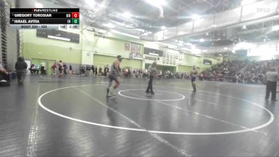 150 lbs Semifinal - Gregory Torosian, BIRMINGHAM vs Israel Avitia, EAGLE ROCK