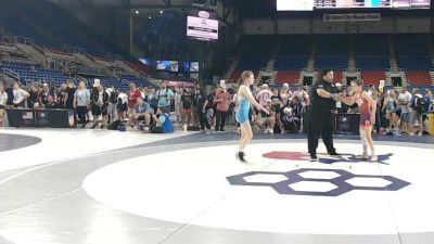 95 lbs 7th Place Match - McKenzie Astorino, Pennsylvania vs Piper Phillips, Iowa