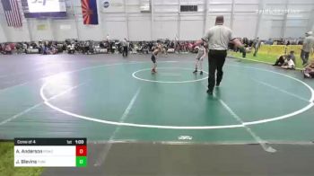 53 lbs Consi Of 4 - Avery Anderson, Pomona Elite vs Jason Blevins, Punisher Wrestling