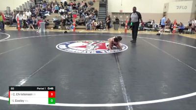 80 lbs Cons. Round 1 - Chase Christensen, Elk River vs Ian Cooley, Willmar