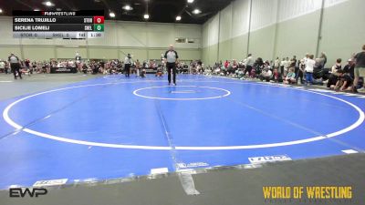 100 lbs Rr Rnd 1 - Serena Trujillo, Storm Wrestling Center vs Sicilie Lomeli, Shelton Wrestling Academy 7-12