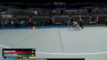 85 lbs Semis & 1st Wrestleback (8 Team) - Kaston Clarke, Fulda/Murray County Central vs Elijah Olson, UNITED
