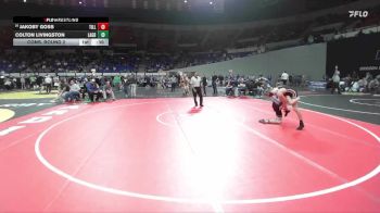 4A Boys 138 lbs Cons. Round 2 - Jakoby Goss, Tillamook Boys vs Colton Livingston, La Grande Boys