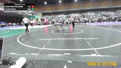 85 lbs Round Of 32 - Jacob Ezra Palomino, The Snake Pit Wrestling vs Tyler Tuttle, POWA 9U