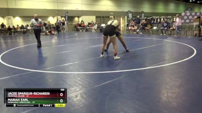 155 lbs Round 5 (8 Team) - Mariah Earl, Hernando Wrestling vs Jacee Spargur-Richardson, Montana Silver